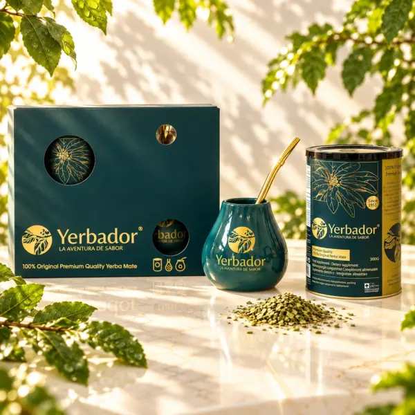 ZESTAW PREZENTOWY YERBA MATE – Tuba + Matero + Bombilla