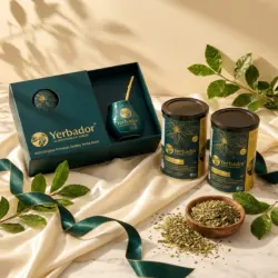2 x YERBA MATE PREMIUM W TUBIE — kompozycja w słonecznym świetle