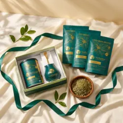 4 x YERBA MATE + 1 ZESTAW PREZENTOWY GRATIS! — kompozycja w słonecznym świetle