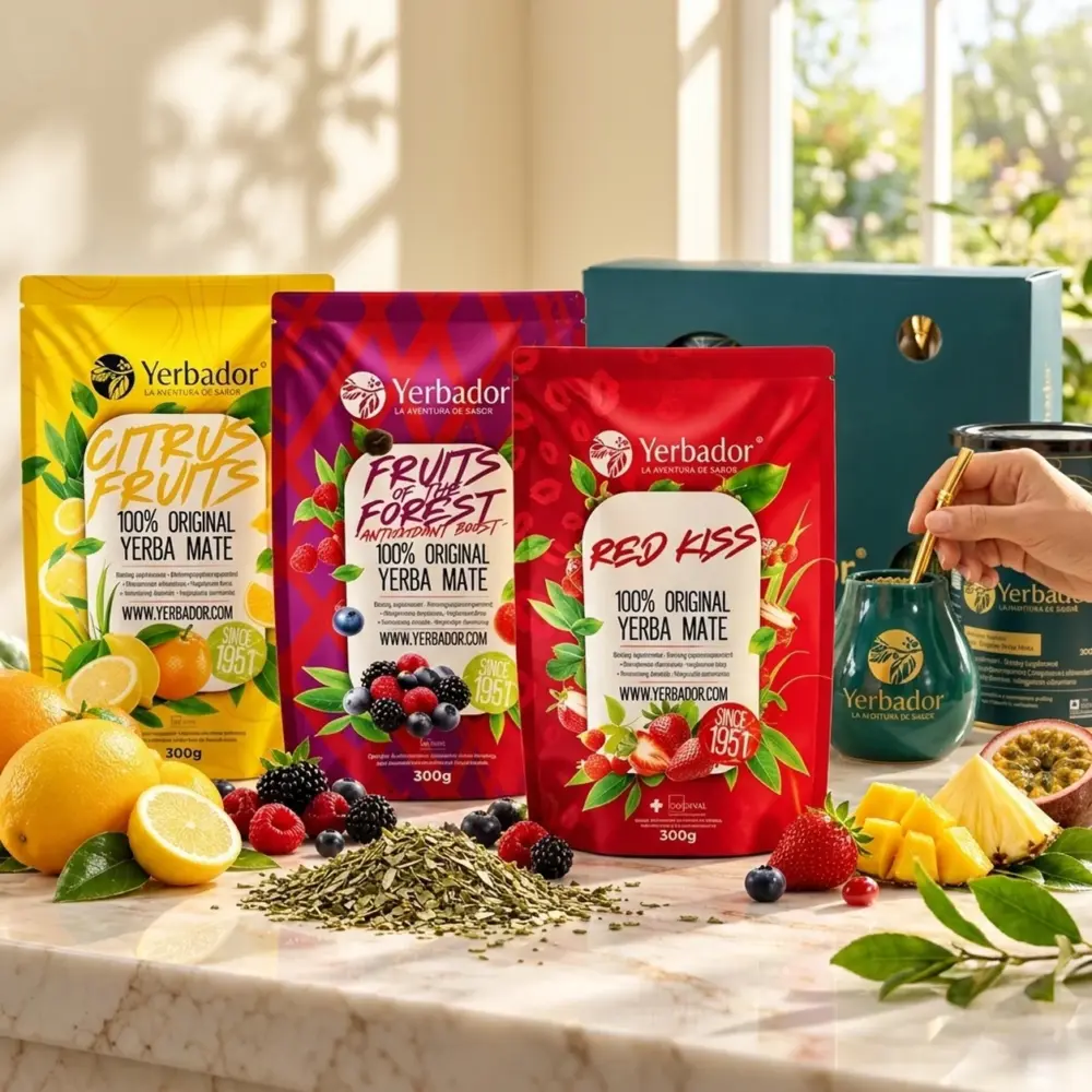 YERBA MATE – PAKIET MIX SMAKÓW 3 + 1 YERBA MATE – PAKIET MIX SMAKÓW 3 + 1 — propozycja podania