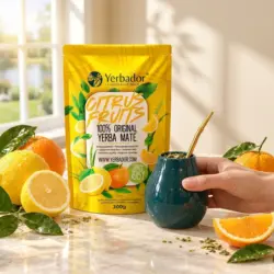YERBA MATE YERBADOR – OWOCE CYTRUSOWE — propozycja podania