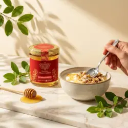 Surowy Miód Akacjowy – Delikatność Kwiecistego Raju – 400g — propozycja podania