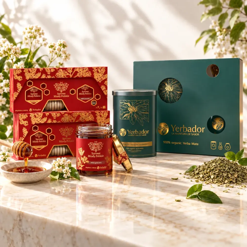 2 x ZESTAW YERBA MATE + ZESTAW SUROWYCH MIODÓW GRYCZANYCH POLSKICH 2 x ZESTAW YERBA MATE + ZESTAW SUROWYCH MIODÓW GRYCZANYCH POLSKICH