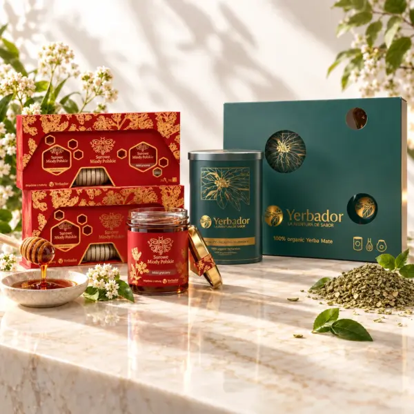 2 x ZESTAW YERBA MATE + ZESTAW SUROWYCH MIODÓW GRYCZANYCH POLSKICH