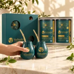 ZESTAW DLA DWOJGA – 2x TUBA YERBA MATE + 2x MATERO + 2x BOMBILLA — propozycja podania