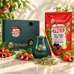 ZESTAW STARTOWY – BOMBILLA + MATERO + YERBA MATE ULTRA ENERGIA – GUARANA