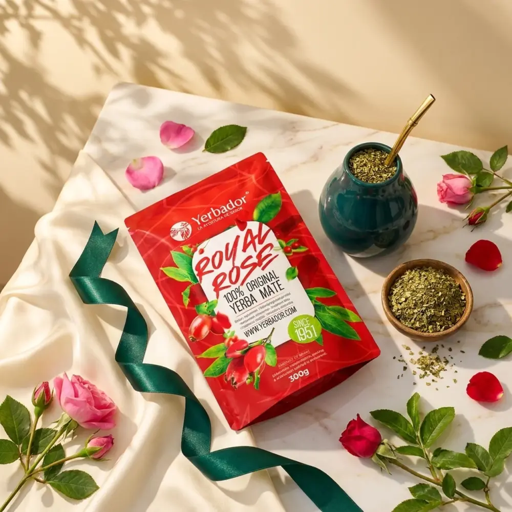YERBA MATE – KRÓLEWSKIE OGRODY RÓŻANE YERBA MATE – KRÓLEWSKIE OGRODY RÓŻANE — kompozycja w słonecznym świetle