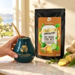 YERBA MATE – ODPRONOŚĆ IMBIRU — propozycja podania