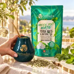 ZIELONA MIĘTA – YERBA MATE + ZIELONA HERBATA — propozycja podania