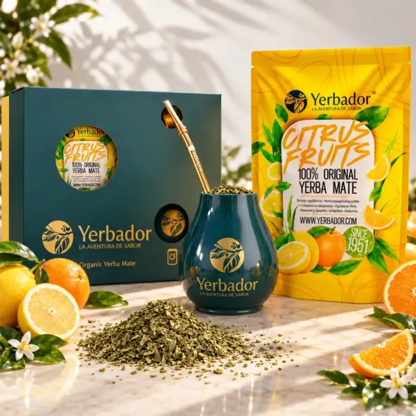ZESTAW PREZENTOWY YERBA MATE – OWOCE CYTRUSOWE