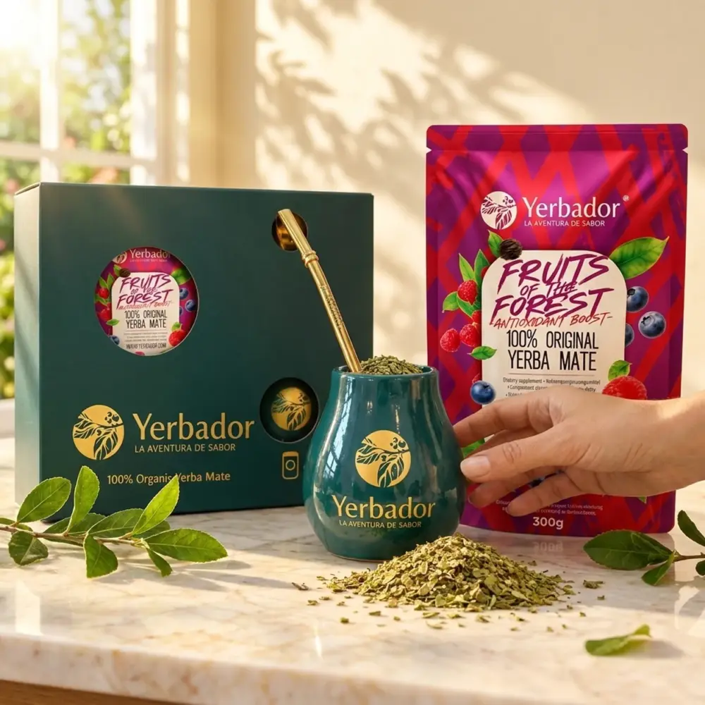 ZESTAW PREZENTOWY YERBA MATE – OWOCE LASU ZESTAW PREZENTOWY YERBA MATE – OWOCE LASU — propozycja podania