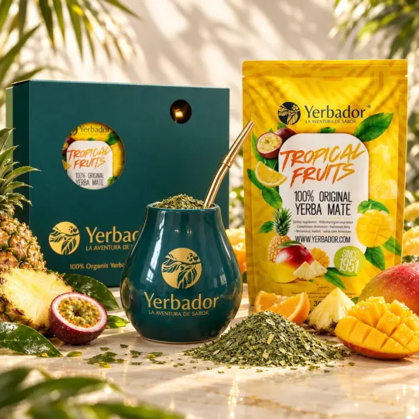 ZESTAW PREZENTOWY YERBA MATE – OWOCE TROPIKALNE