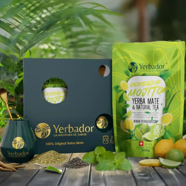 ZESTAW PREZENTOWY YERBA MATE - LIMONKA  MOJITO