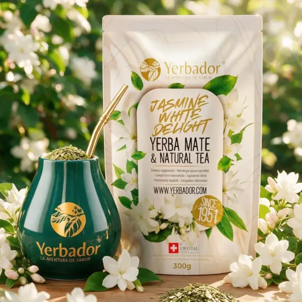 BIAŁY JAŚMIN - YERBA MATE + BIAŁA HERBATA
