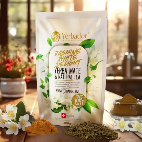 BIAŁY JAŚMIN - YERBA MATE + BIAŁA HERBATA