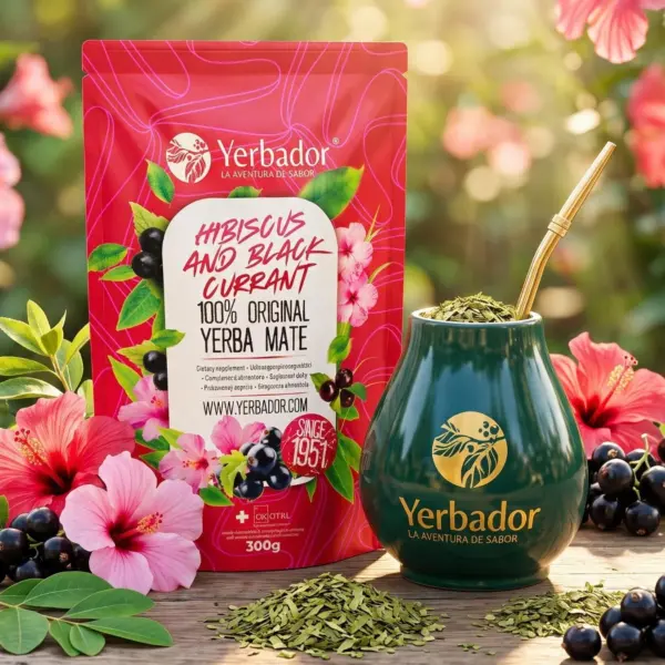 YERBA MATE - HIBISCUS I CZARNA PORZECZKA