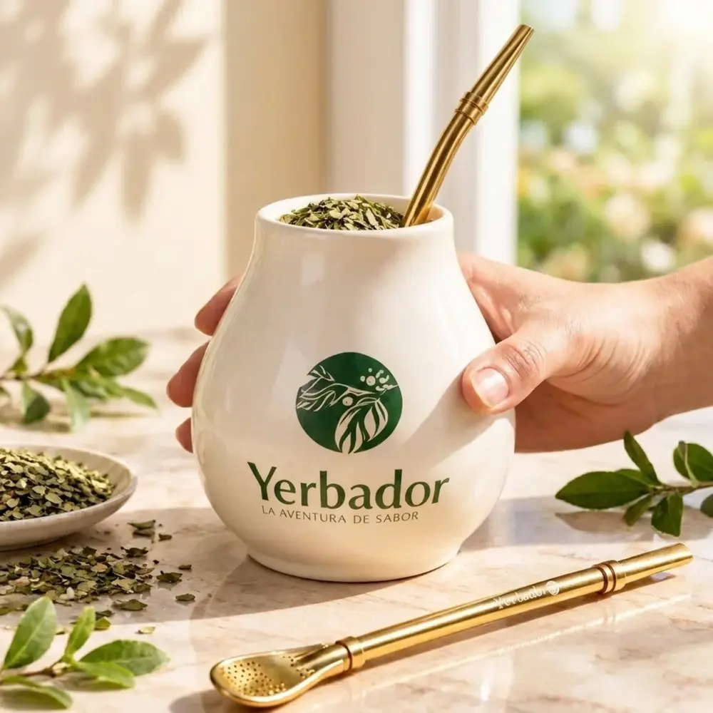 CERAMICZNE MATERO YERBADOR PRO 2 – PERŁOWA BIEL CERAMICZNE MATERO YERBADOR PRO 2 – PERŁOWA BIEL — propozycja podania