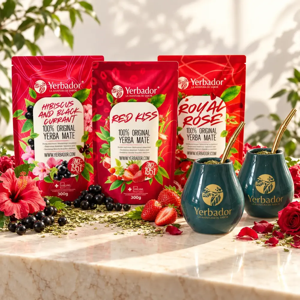 ZESTAW ŚWIĄTECZNEJ MIŁOŚCI – RED KISS + RÓŻA + HIBISKUS + 2 MATERO + 2 BOMBILLE ZESTAW ŚWIĄTECZNEJ MIŁOŚCI – RED KISS + RÓŻA + HIBISKUS + 2 MATERO + 2 BOMBILLE