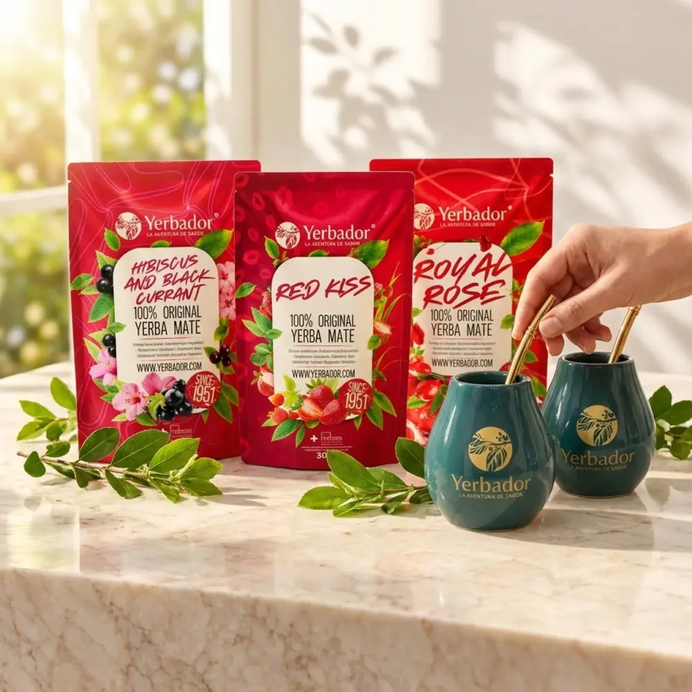 ZESTAW ŚWIĄTECZNEJ MIŁOŚCI – RED KISS + RÓŻA + HIBISKUS + 2 MATERO + 2 BOMBILLE ZESTAW ŚWIĄTECZNEJ MIŁOŚCI – RED KISS + RÓŻA + HIBISKUS + 2 MATERO + 2 BOMBILLE — propozycja podania