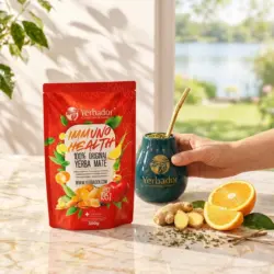 YERBA MATE – IMMUNO (+ zielony jęczmień, pestki słonecznika i ebook w cenie) — propozycja podania
