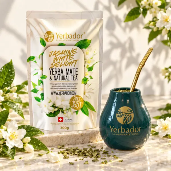 BIAŁY JAŚMIN – YERBA MATE + BIAŁA HERBATA
