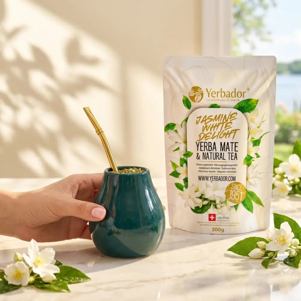 BIAŁY JAŚMIN – YERBA MATE + BIAŁA HERBATA BIAŁY JAŚMIN – YERBA MATE + BIAŁA HERBATA — propozycja podania