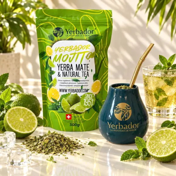 LIMONKA MOJITO – YERBA MATE + ZIELONA HEBRATA