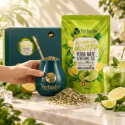 ZESTAW PREZENTOWY YERBA MATE – LIMONKA MOJITO — propozycja podania