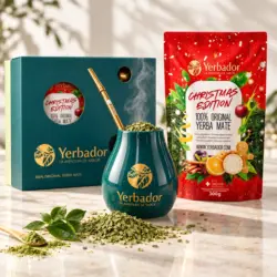 Mega Zestaw Yerba Mate CHRISTMAS EDITION – Puszka + Doypack + Matero + Bombilla
