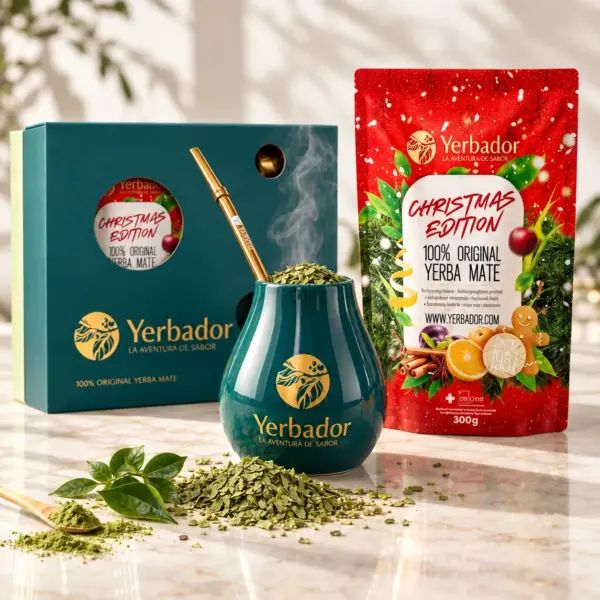 Mega Zestaw Yerba Mate CHRISTMAS EDITION – Puszka + Doypack + Matero + Bombilla