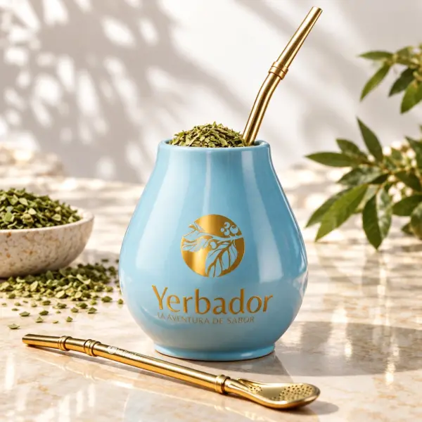 CERAMICZNE MATERO YERBADOR PRO 2 – MORSKI BŁĘKIT
