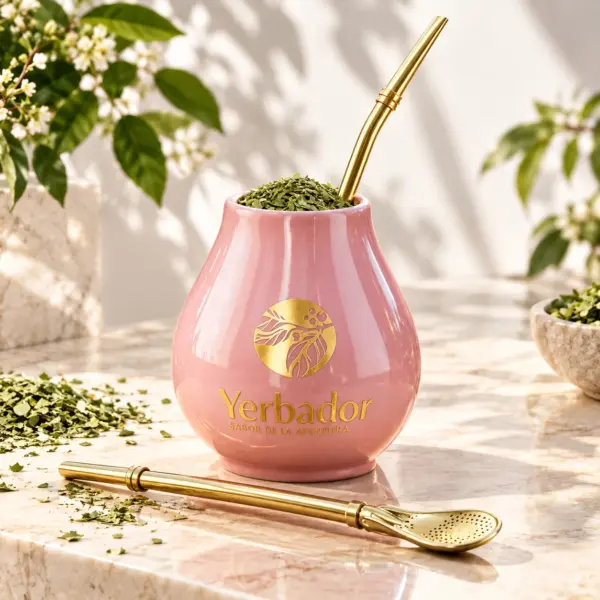 CERAMICZNE MATERO YERBADOR PRO 2 – PUDROWY RÓŻ