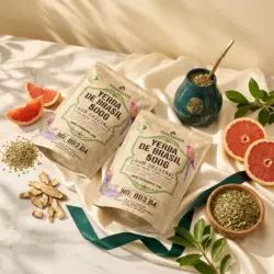Yerba De Brasil – prawdziwa yerba mate – Doypack 1kg — kompozycja w słonecznym świetle