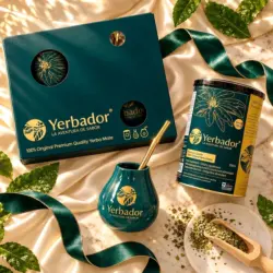 Zestaw ekskluzywnych akcesoriów do Yerba Mate — kompozycja w słonecznym świetle