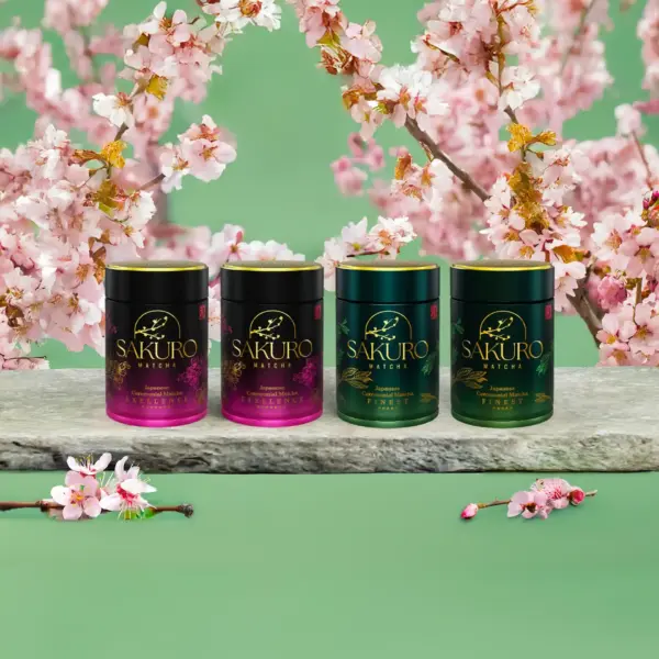 Sakuro Matcha 2× Finest 40g + 2× Excellence 40g