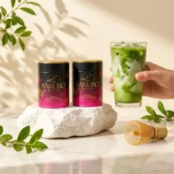 Sakuro Matcha 2× puszka Excellence 40g / suplement diety — propozycja podania