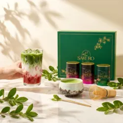 Podwójny Zestaw 2× Matcha Excellence 40g + Matcha Finest 40g / suplement diety — propozycja podania