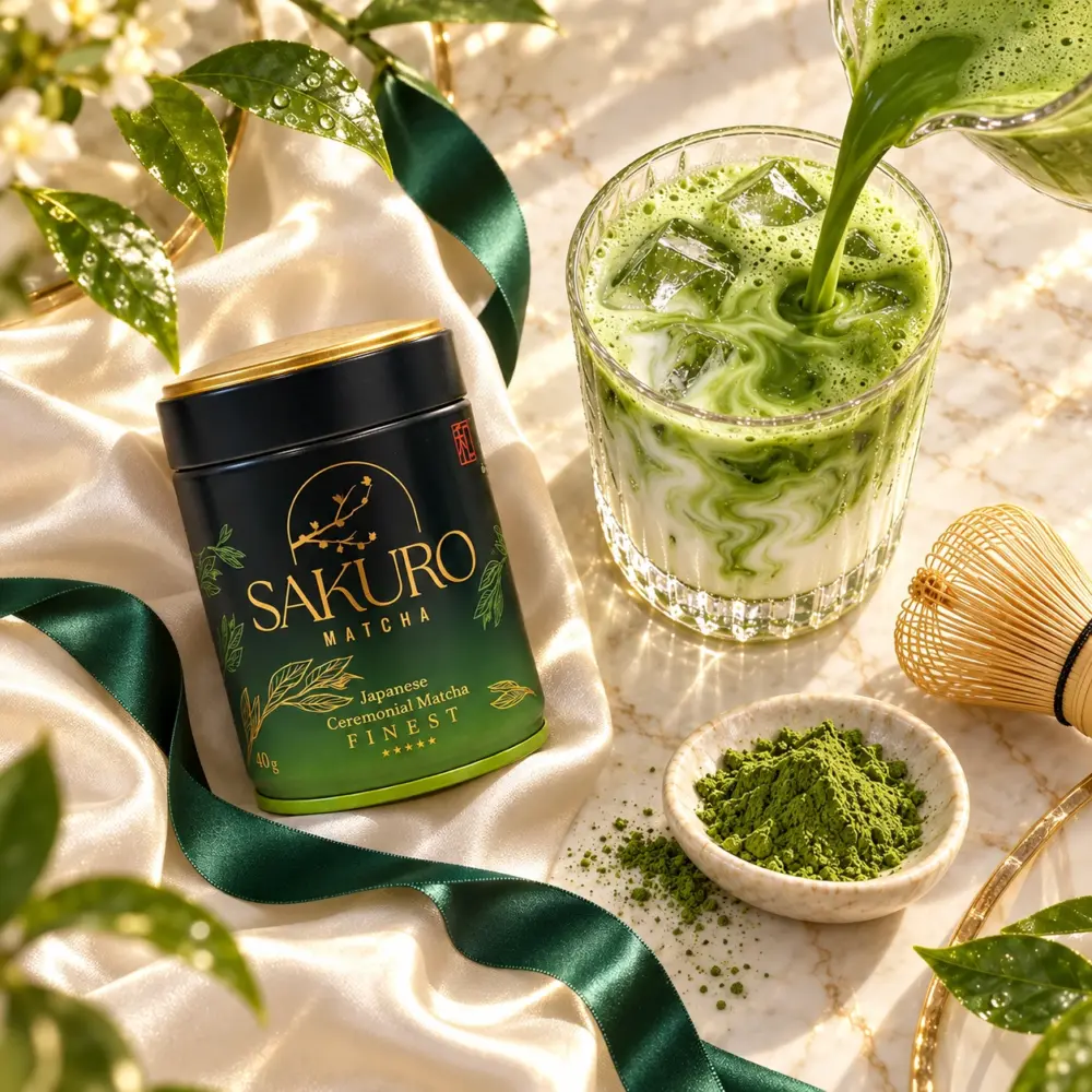 Sakuro Matcha Finest 40g / suplement diety Sakuro Matcha Finest 40g / suplement diety — inspiracja i sposób podania