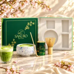 Zestaw Matchy Finest w puszce 40g z czarką Biwa / suplement diety