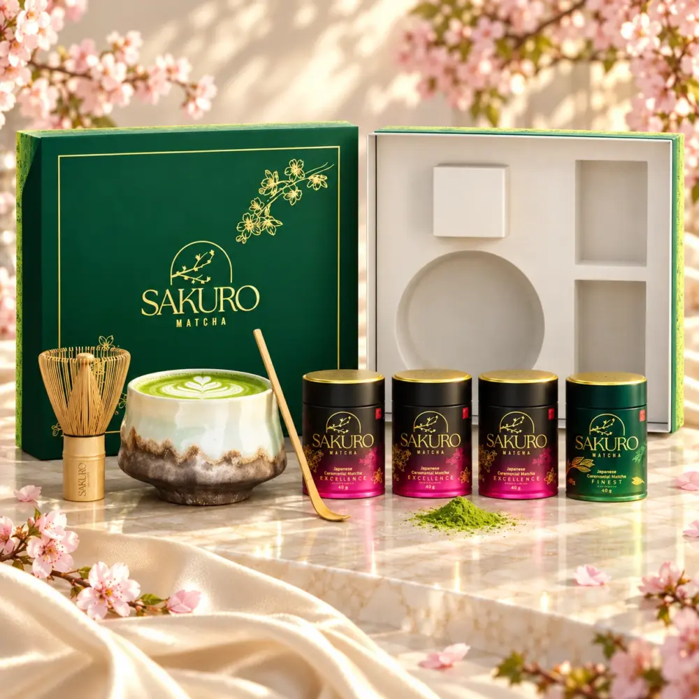 Zestaw Startowy 3× Matcha Excellence 40g 1× Matcha Finest 40g / suplement diety Zestaw Startowy 3× Matcha Excellence 40g 1× Matcha Finest 40g / suplement diety