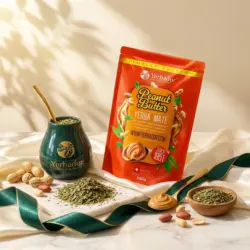 YERBA MATE – PEANUT BUTTER — kompozycja w słonecznym świetle
