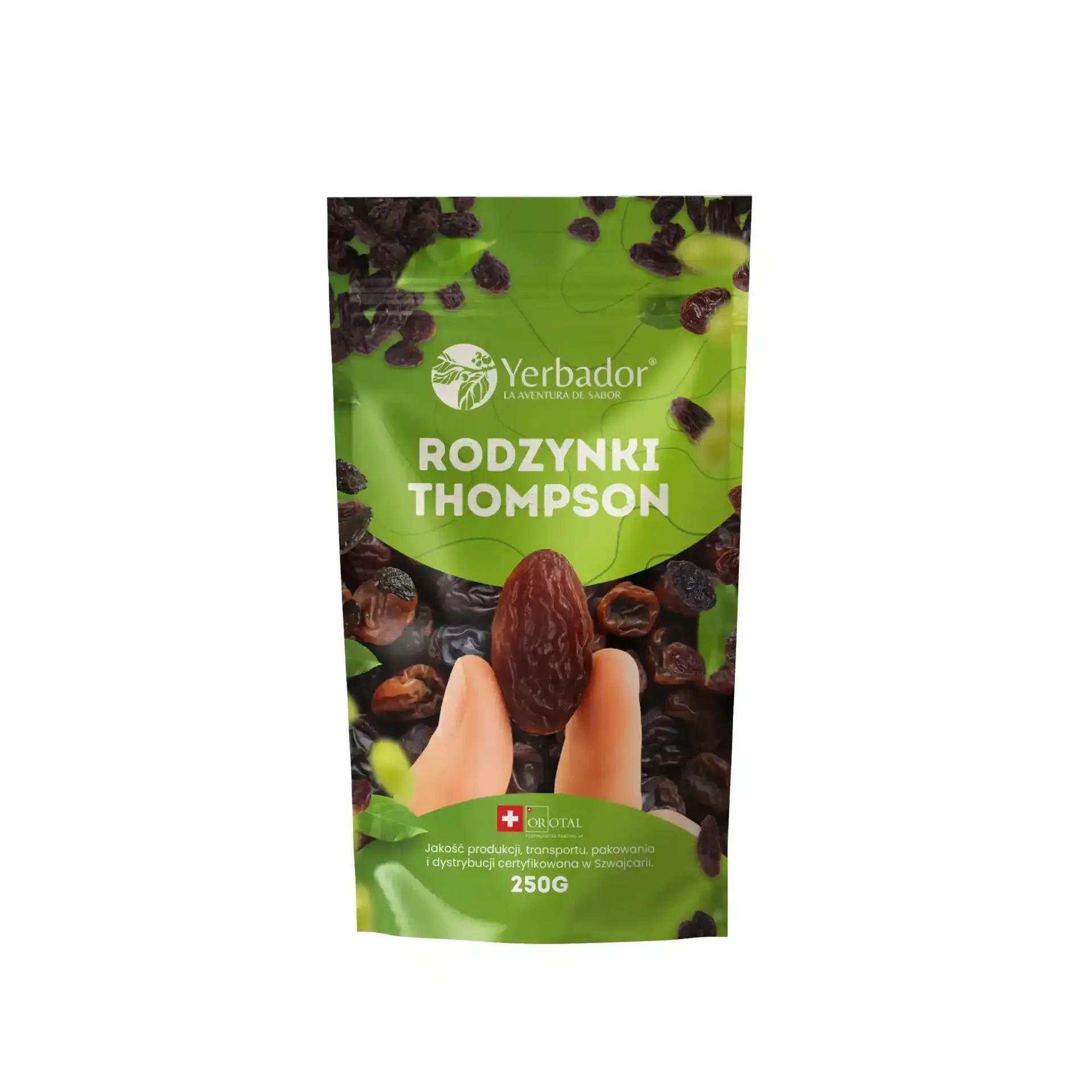 Opakowanie Rodzynek Thompson Yerbador 200 g