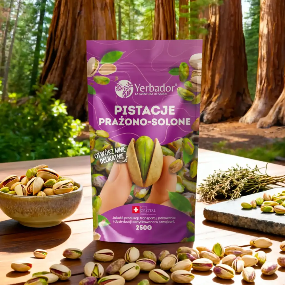 Pistacje Pra one Solone 250 G r d o B onnika I Witaminy B6 
