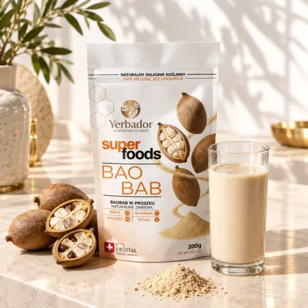 Baobab w Proszku – 200 g – Źródło Witaminy C i Błonnika