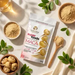 Maca w Proszku – 100 g – Bogactwo Witaminy B6 i Żelaza — kompozycja w słonecznym świetle