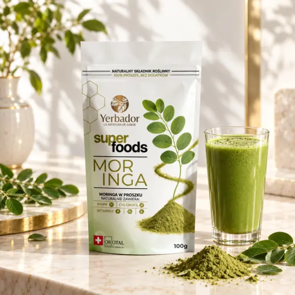 Moringa w Proszku – 100 g – Bogactwo Wapnia i Witamin A+E