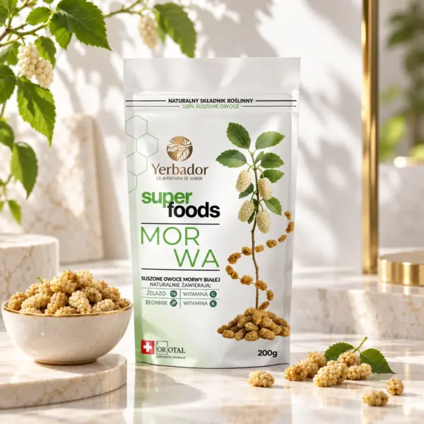 Morwa Biała – 200 g – Bogactwo Błonnika i Witaminy C