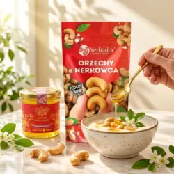 Orzechy Nerkowca – 250 g – Delikatne Źródło Energii i Minerałów — propozycja podania