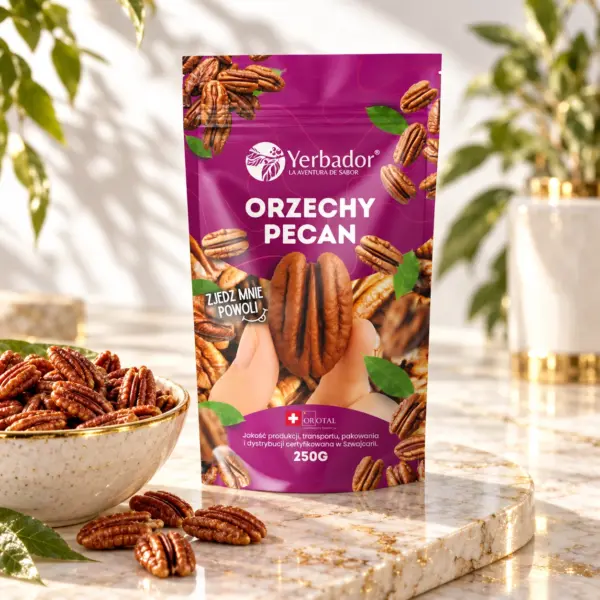 Orzechy Pekan – 250 g – Naturalne Źródło Magnezu i Cynku