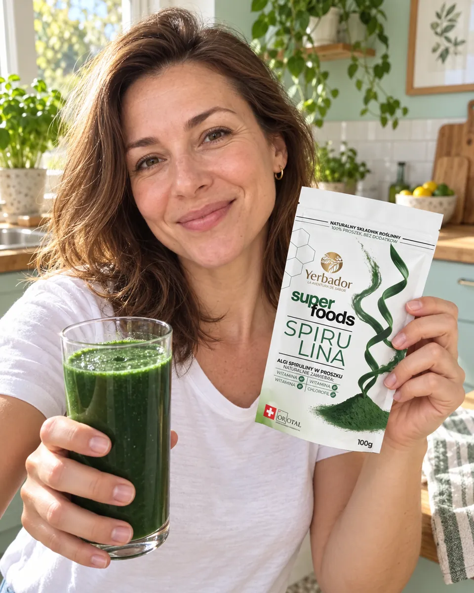 Yerbador — inspiracja podania superfoods Yerbador superfoods — inspiracja podania, ilustracja AI